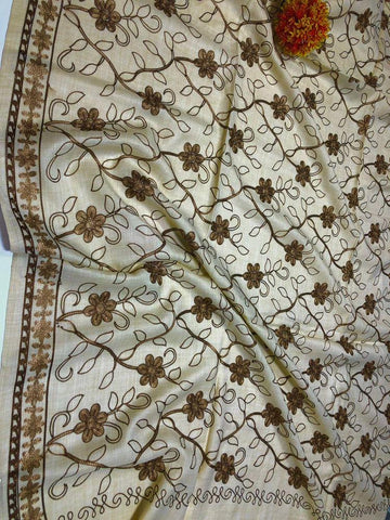 1 Pc Women's Woolen Embroidered Shawl